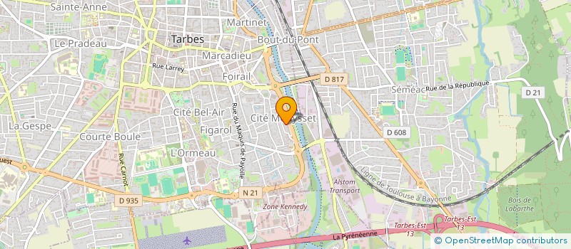 localisation de l'entreprise MONSIEUR DRISS BLAL à BORDERES-SUR-L'ECHEZ