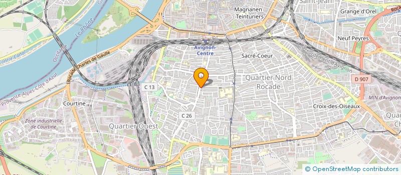 localisation de l'entreprise MONSIEUR DRISS BOUAAYTA  AVIGNON