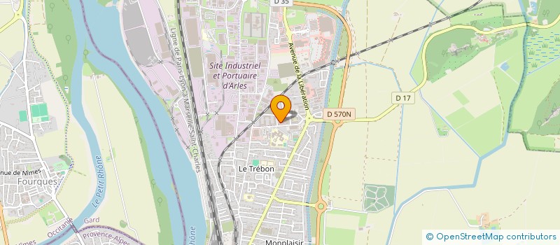 localisation de l'entreprise MONSIEUR DRISS BOUAROUA  ARLES