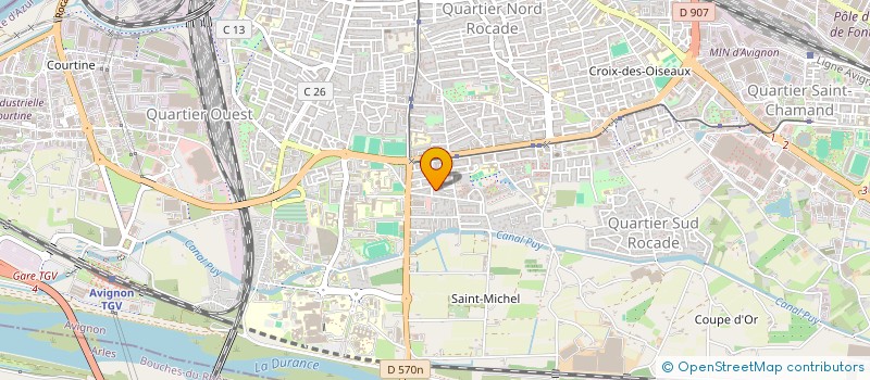 localisation de l'entreprise MONSIEUR DRISS BOUCHIBTI  AVIGNON