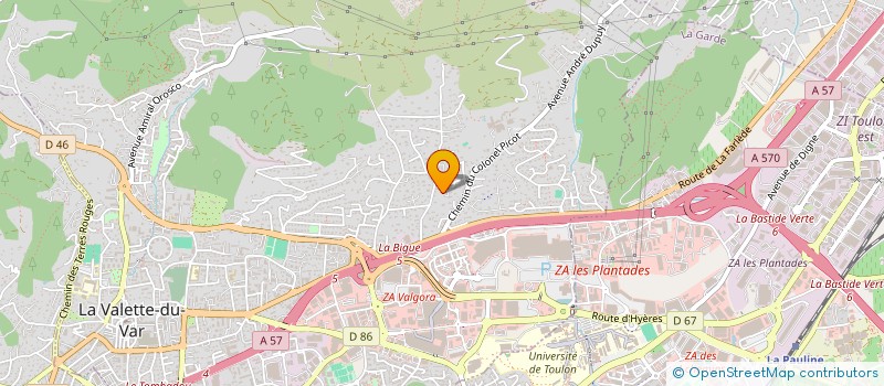 localisation de l'entreprise MONSIEUR DRISS BOUJLIFA à LA VALETTE-DU-VAR