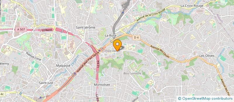 localisation de l'entreprise MONSIEUR DRISS BRUN à MARSEILLE