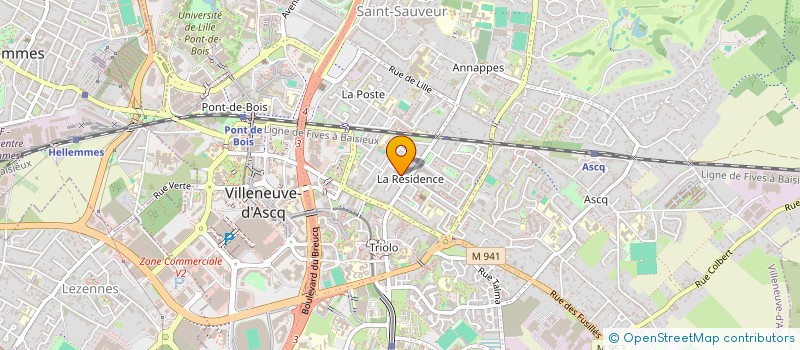 localisation de l'entreprise MONSIEUR DRISS BULAID  VILLENEUVE-D'ASCQ