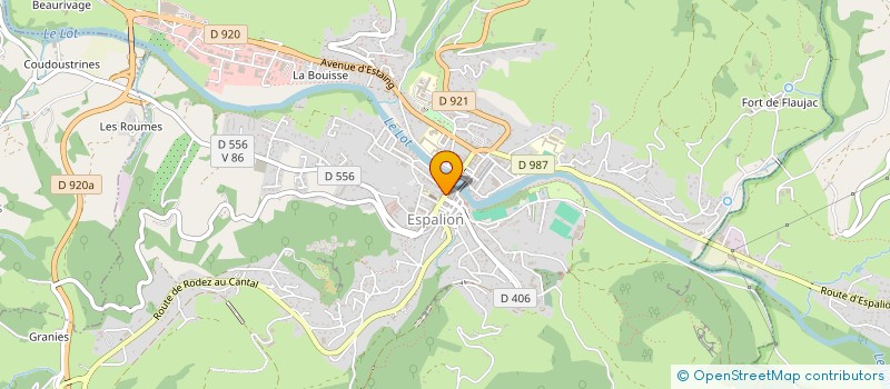 localisation de l'entreprise MONSIEUR DRISS BULTE à ESPALION