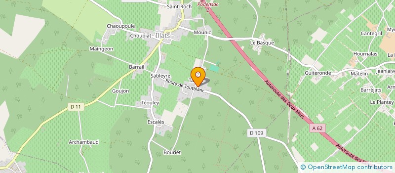 localisation de l'entreprise MONSIEUR DRISS CHAGHIL  ILLATS