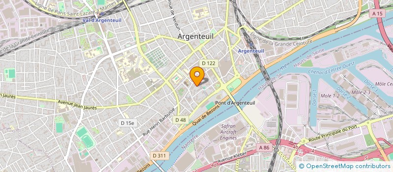 localisation de l'entreprise MONSIEUR DRISS CHARIF  ARGENTEUIL