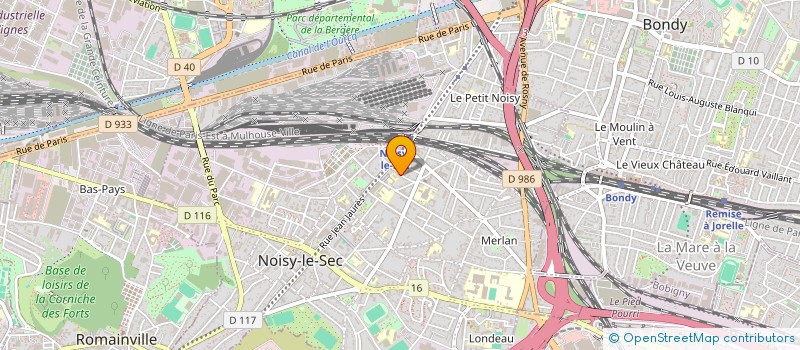 localisation de l'entreprise MONSIEUR DRISS CHERIFI à NOISY-LE-SEC