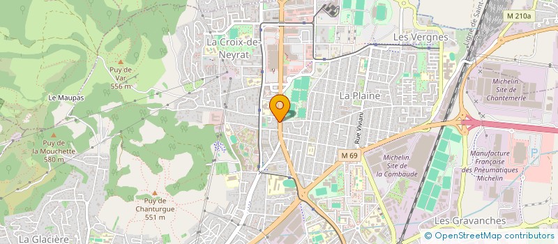 localisation de l'entreprise MONSIEUR DRISS CHNAKI  CLERMONT-FERRAND