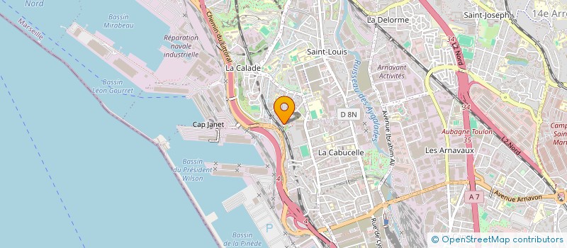 localisation de l'entreprise MONSIEUR DRISS CHNIGRI à MARSEILLE