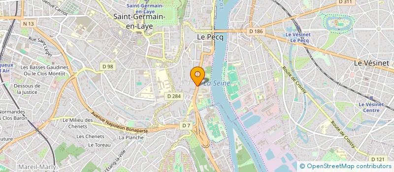 localisation de l'entreprise MONSIEUR DRISS DAMOUSSE  LE PECQ