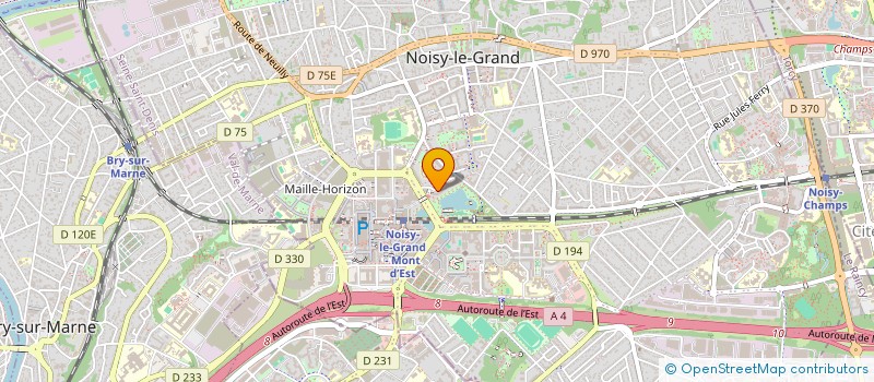 localisation de l'entreprise MONSIEUR DRISS DE PRIL à NOISY-LE-GRAND