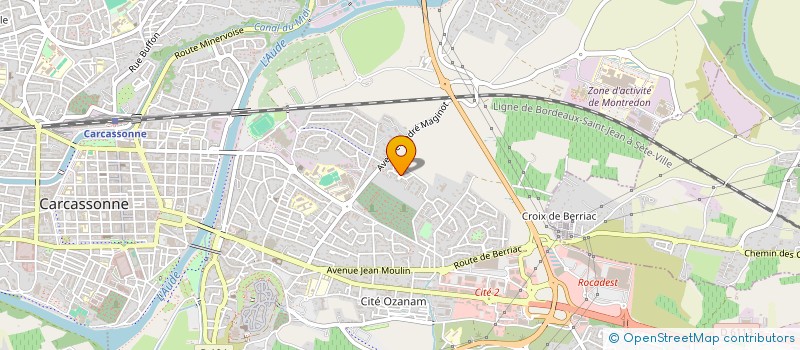 localisation de l'entreprise MONSIEUR DRISS DEBUISSER  CARCASSONNE