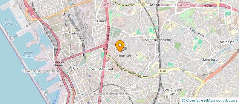 localisation de l'entreprise MONSIEUR DRISS DJEBALI  MARSEILLE