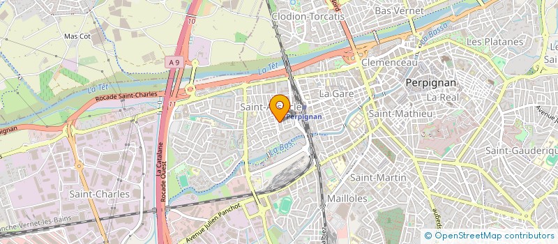 localisation de l'entreprise MONSIEUR DRISS ECHANT  PERPIGNAN