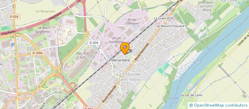 localisation de l'entreprise MONSIEUR DRISS EL HAMRI  LA CHAUSSEE-SAINT-VICTOR