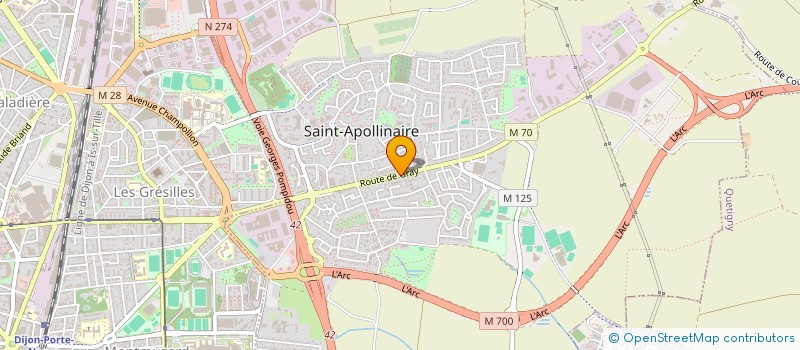 localisation de l'entreprise MONSIEUR DRISS EL HAROUI à SAINT-APOLLINAIRE