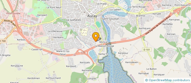 localisation de l'entreprise MONSIEUR DRISS EL IDRISSI à AURAY