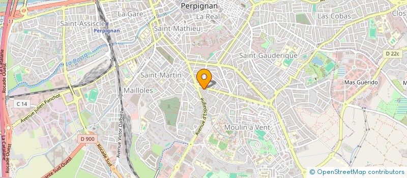 localisation de l'entreprise MONSIEUR DRISS EL KABIL  PERPIGNAN