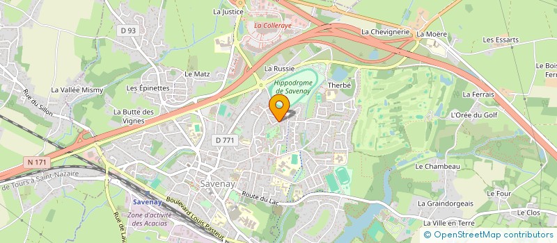 localisation de l'entreprise MONSIEUR DRISS EL MASSAOUDY  SAVENAY