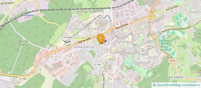 localisation de l'entreprise MONSIEUR DRISS EL MELLOULI  BESANCON