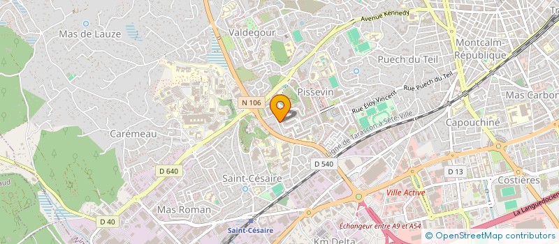 localisation de l'entreprise MONSIEUR DRISS EL MGHANI  NIMES