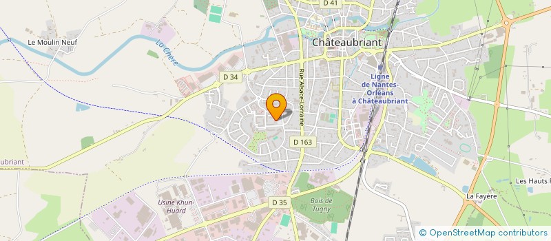 localisation de l'entreprise MONSIEUR DRISS EL OUAZZANI à CHATEAUBRIANT
