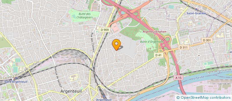 localisation de l'entreprise MONSIEUR DRISS EL YAZIDI  ARGENTEUIL