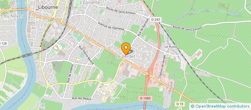 localisation de l'entreprise MONSIEUR DRISS ELASRI  LIBOURNE