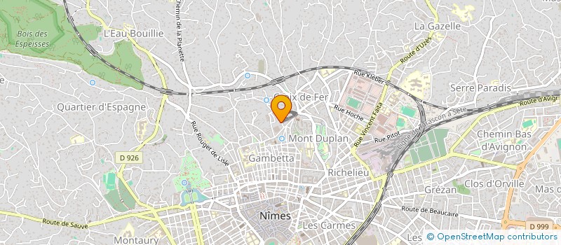 localisation de l'entreprise MONSIEUR DRISS HAJJI à NIMES