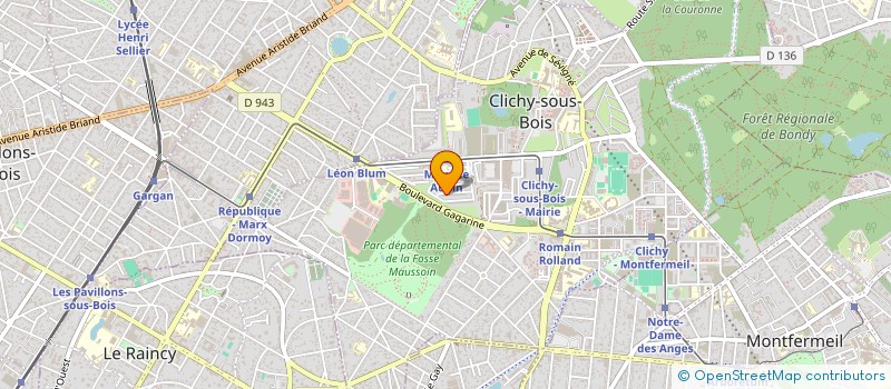 localisation de l'entreprise MONSIEUR DRISS HAJJI à CLICHY-SOUS-BOIS