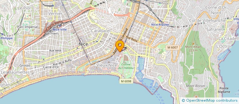 localisation de l'entreprise MONSIEUR DRISS HARFI à NICE