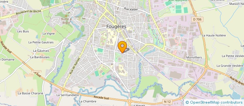 localisation de l'entreprise MONSIEUR DRISS HIFDA  FOUGERES