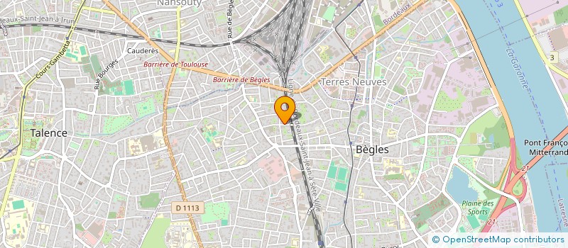 localisation de l'entreprise MONSIEUR DRISS HOMET  BEGLES