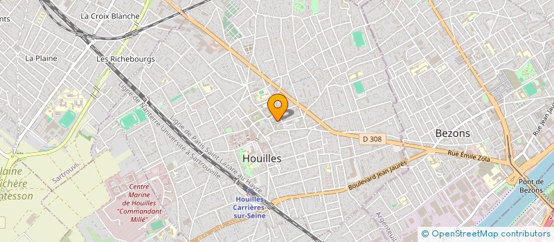 localisation de l'entreprise MONSIEUR DRISS LAHLOU  HOUILLES