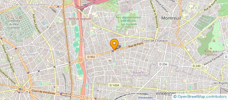 localisation de l'entreprise MONSIEUR DRISS LAMZILI à MONTREUIL