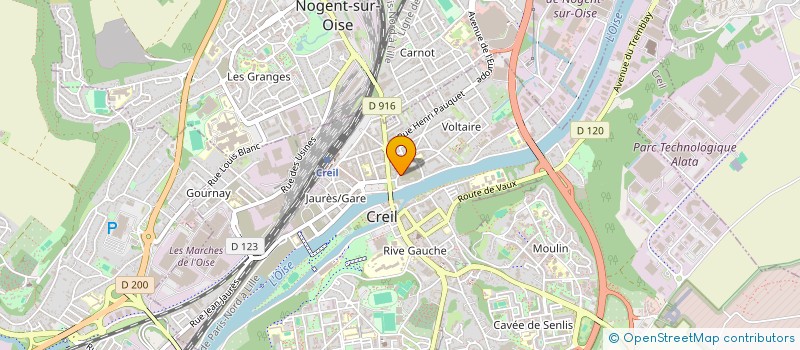 localisation de l'entreprise MONSIEUR DRISS LEMRANI à CREIL