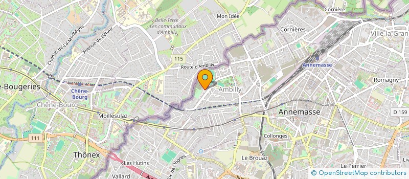 localisation de l'entreprise MONSIEUR DRISS LIBERT  AMBILLY