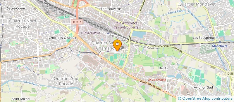 localisation de l'entreprise MONSIEUR DRISS M'HIMDAT  AVIGNON