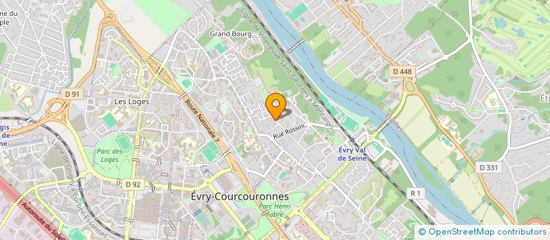 localisation de l'entreprise MONSIEUR DRISS MAJDOUBI  EVRY-COURCOURONNES