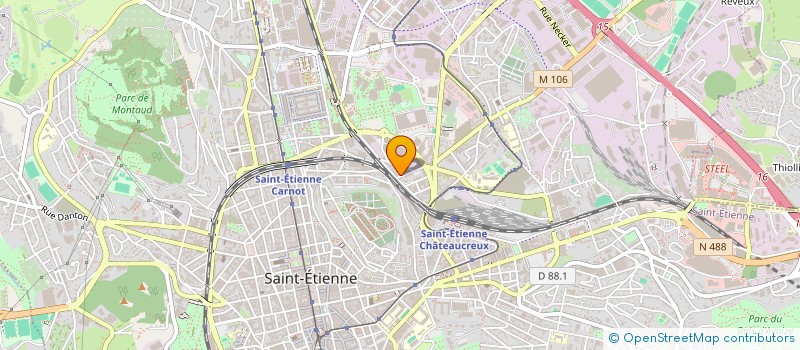 localisation de l'entreprise MONSIEUR DRISS MARTINEZ EL CHEHEB  SAINT-ETIENNE