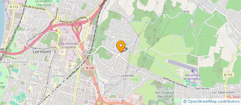 localisation de l'entreprise MONSIEUR DRISS MEHDI  LORMONT