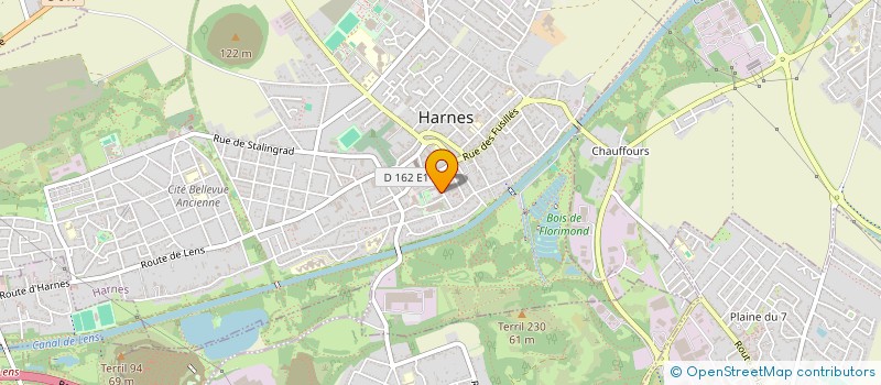 localisation de l'entreprise MONSIEUR DRISS MELHOUF  HARNES