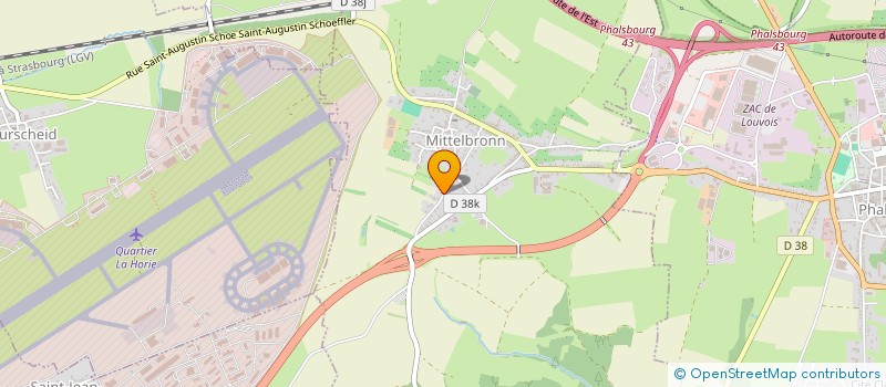 localisation de l'entreprise MONSIEUR DRISS MESBAH  MITTELBRONN