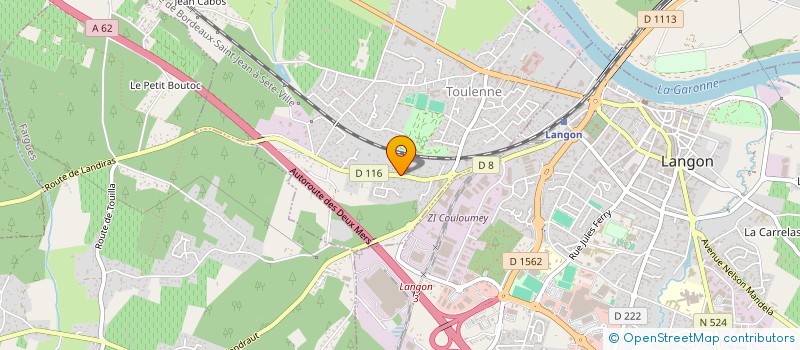 localisation de l'entreprise MONSIEUR DRISS MOUFLIH  TOULENNE