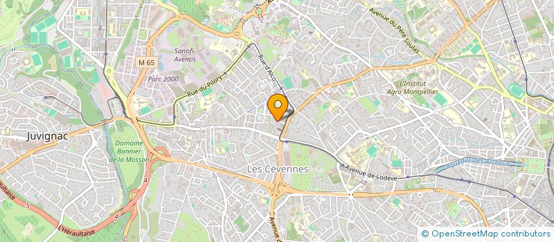 localisation de l'entreprise MONSIEUR DRISS MOULOUA à MONTPELLIER