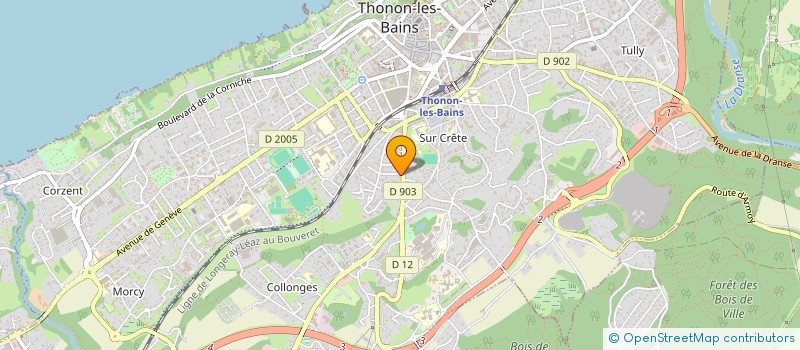 localisation de l'entreprise MONSIEUR DRISS MOUTMIR à THONON-LES-BAINS