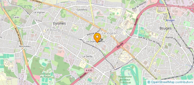 localisation de l'entreprise MONSIEUR DRISS NABAOUI à EYSINES