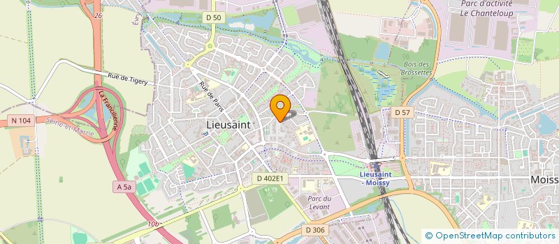 localisation de l'entreprise MONSIEUR DRISS NACHIT  LIEUSAINT