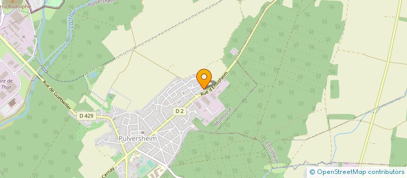 localisation de l'entreprise MONSIEUR DRISS NAJID  PULVERSHEIM