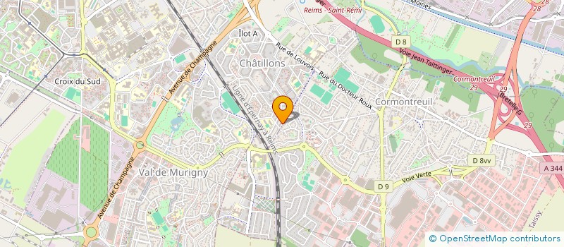 localisation de l'entreprise MONSIEUR DRISS NHAMOUCHA  REIMS